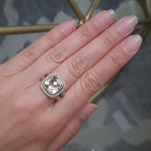 Authentic David Yurman Albion ring, Prasiolite - Picture 15 of 17